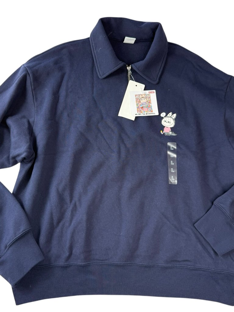 Uniqlo X Pop Mart We Are The Monsters. Zip Pullover Sweater Sweatshirt Womns L